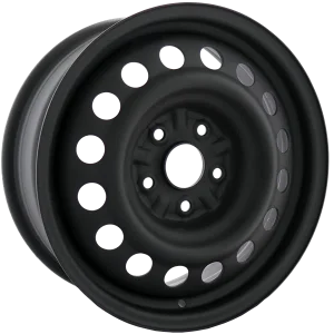 Envy Wheels – NX6 STEEL WHEEL – Black – 16″x6.5″ 45mm – All weather Wheels – NX60072